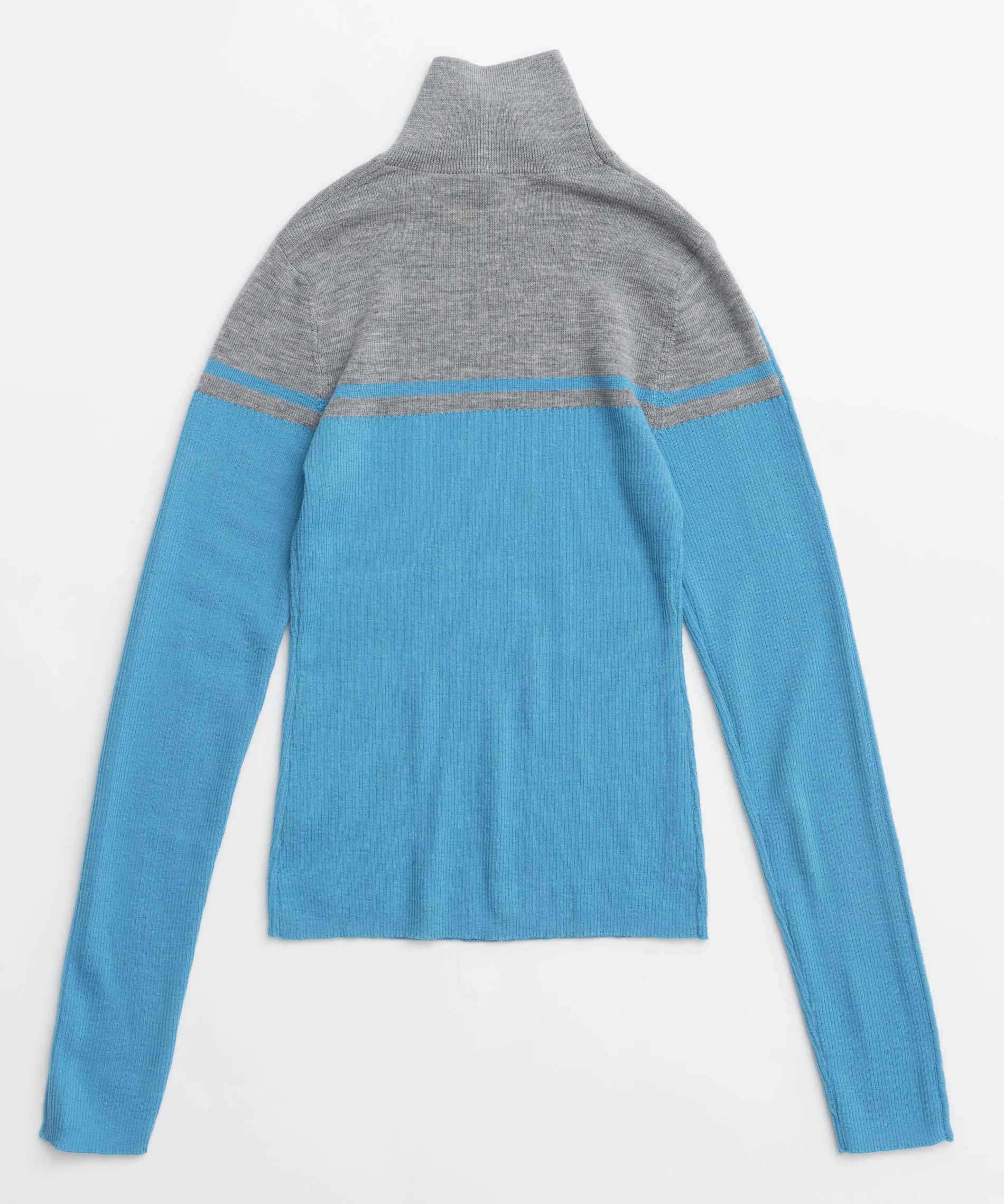 【24WINTER PRE-ORDER】Washable Wool Retro Sports Turtleneck Knit Tops