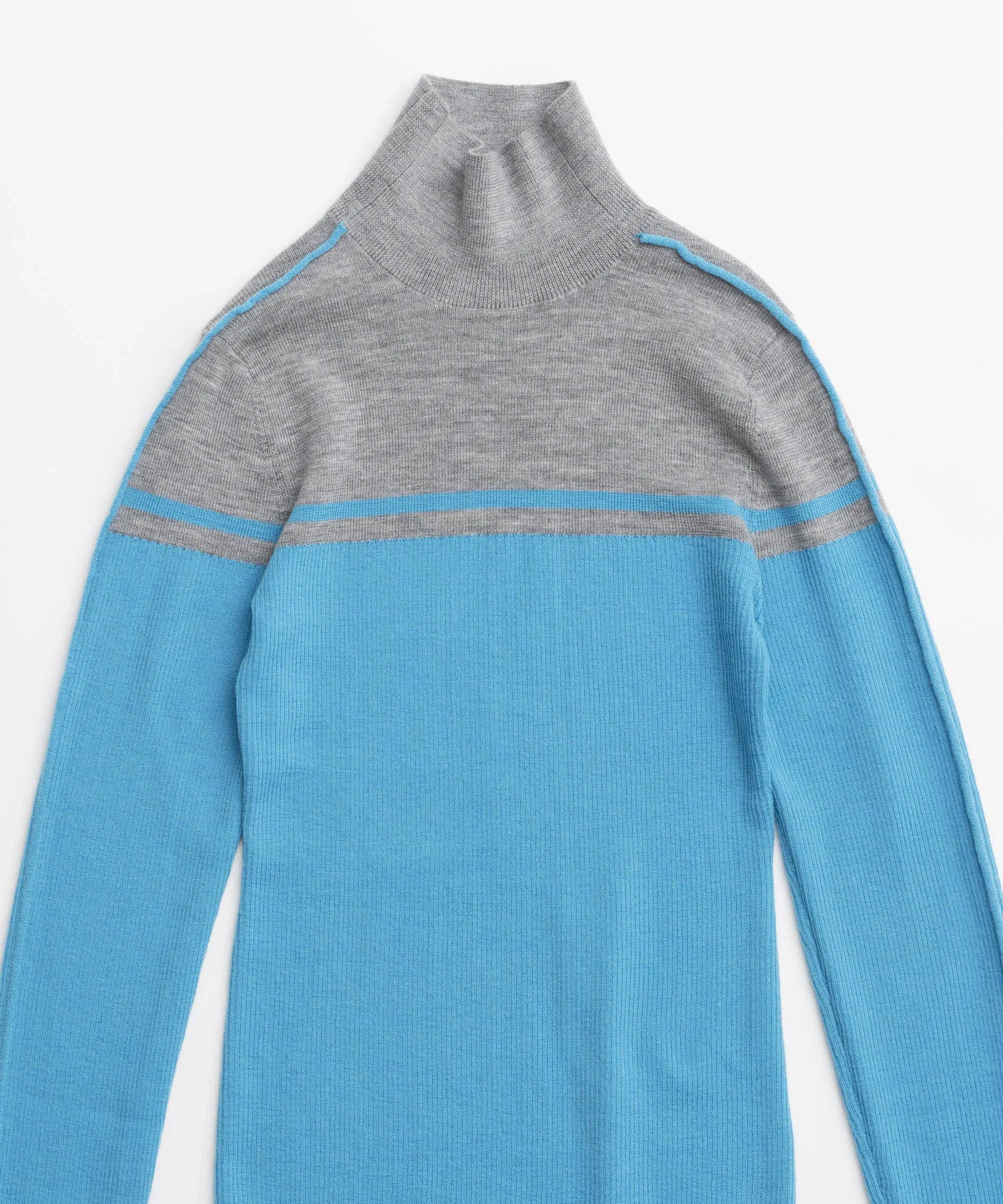 【24WINTER PRE-ORDER】Washable Wool Retro Sports Turtleneck Knit Tops