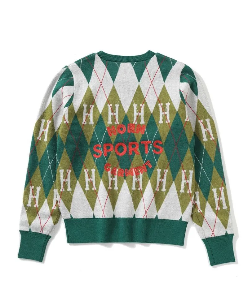 Alton Argyle Sweater | WOMEN