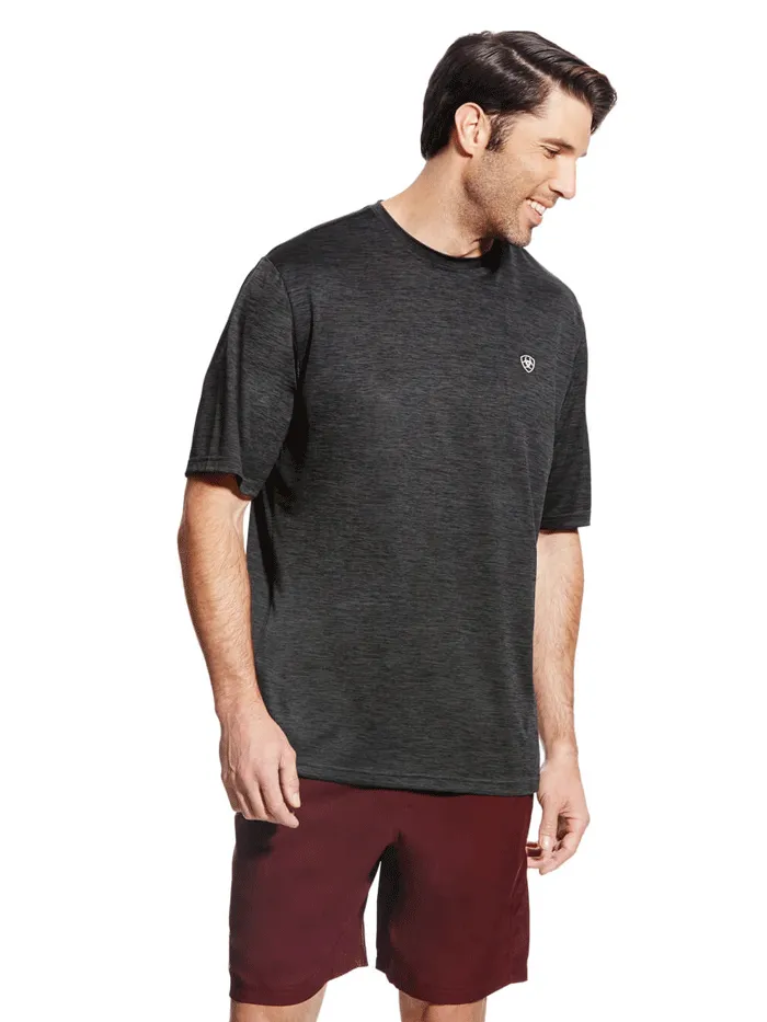 Ariat 10022108 Mens Charger Basic T-Shirt Charcoal