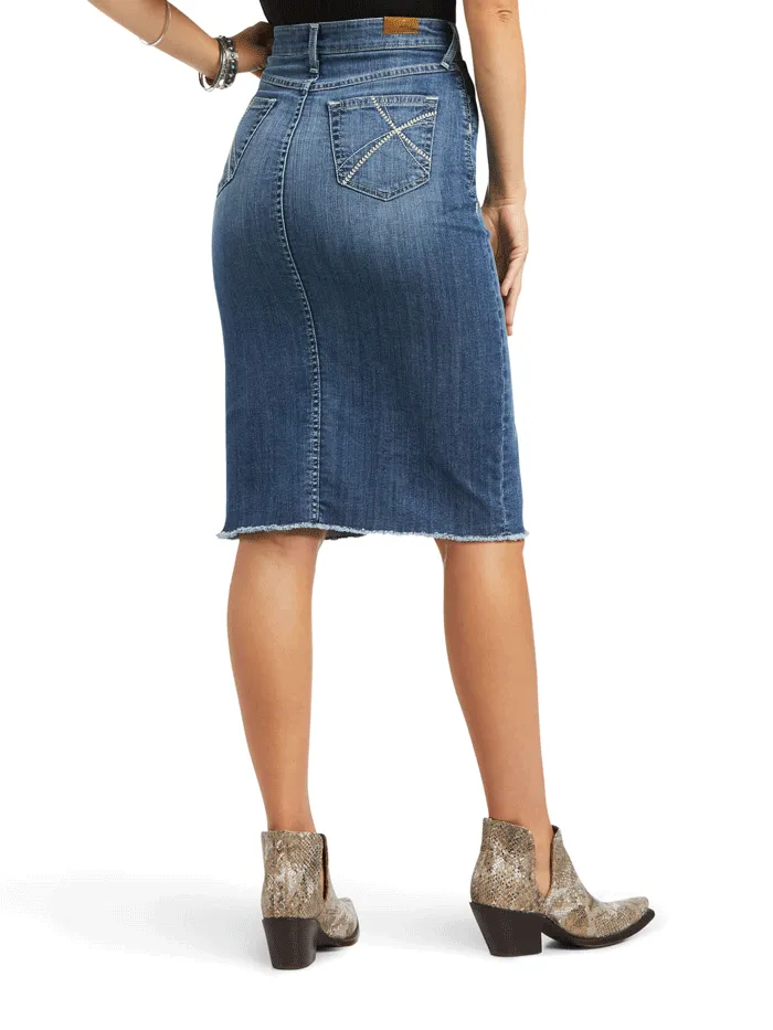 Ariat 10040577 Womens Denim Skirt Eleanor