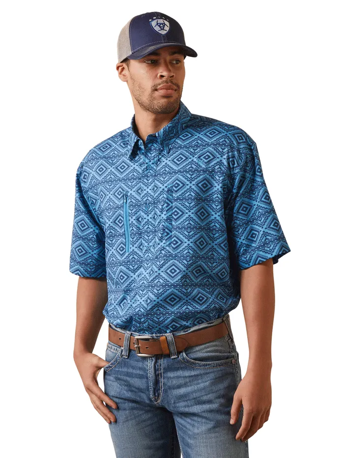 Ariat 10043512 Mens VentTEK Classic Fit Shirt Rainwater