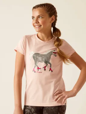 Ariat 10048554 Kids Roller Pony T-Shirt Blushing Rose