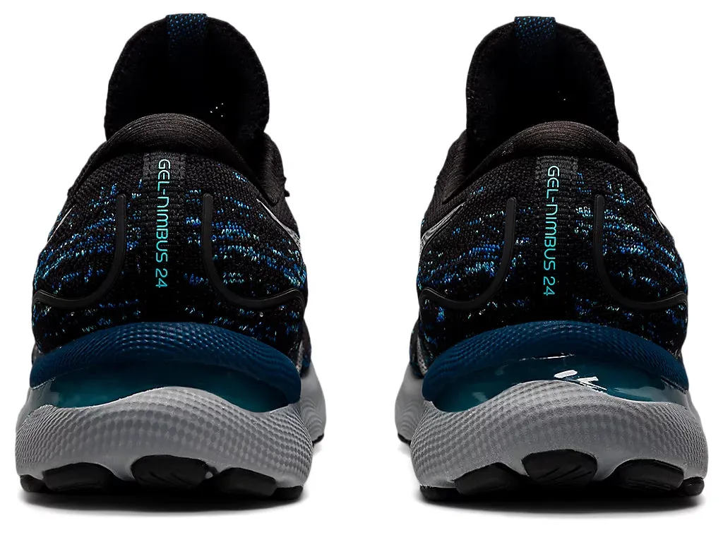 ASICS Men's GEL-NIMBUS 24 MK (Black/Mako Blue)