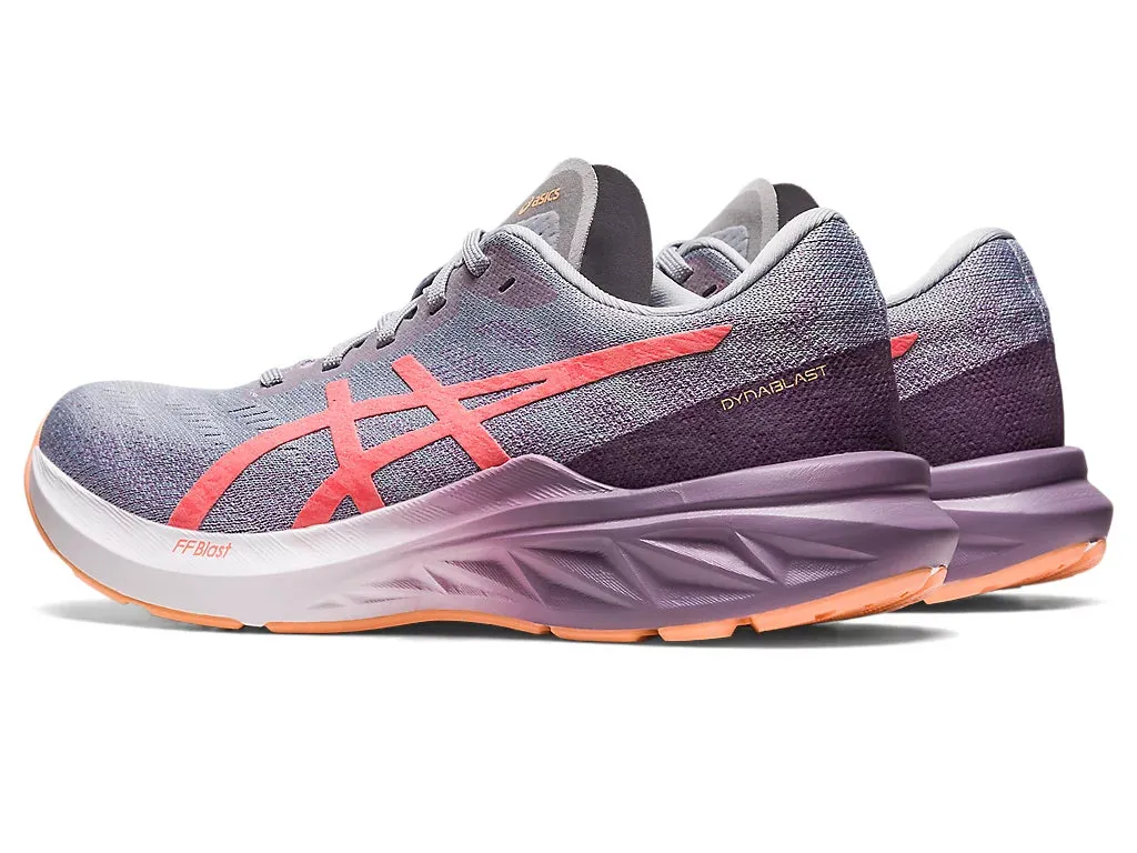 ASICS Women's DYNABLAST 3 (Piedmont Grey/Papaya)