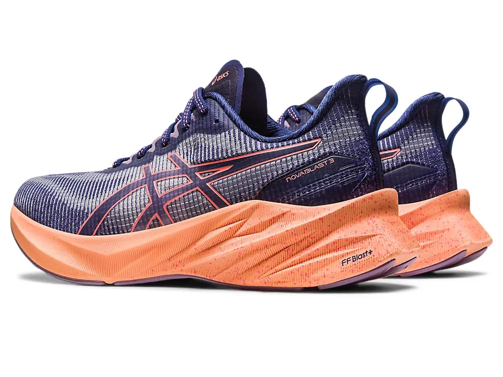 ASICS Women's NOVABLAST 3 LE (Indigo Blue/Papaya)