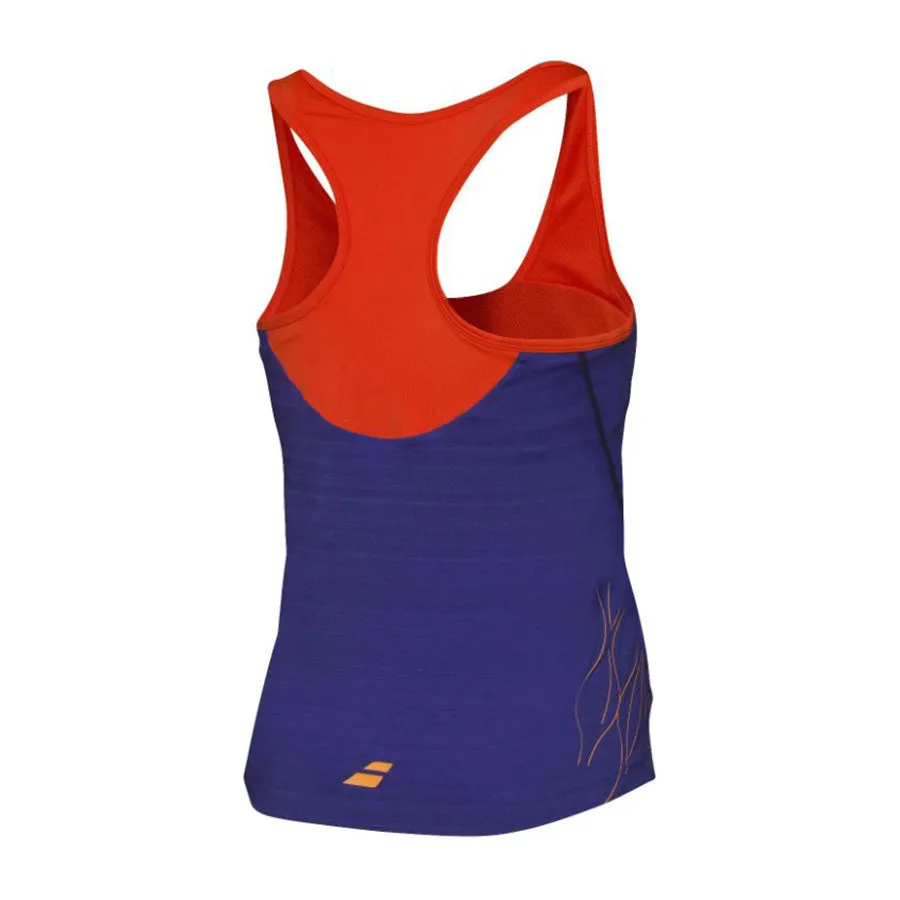 Babolat 2WF16072  Performance Racerback Tank Womens Blue