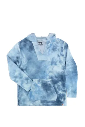 Baja Pullover - Sky Tie Dye