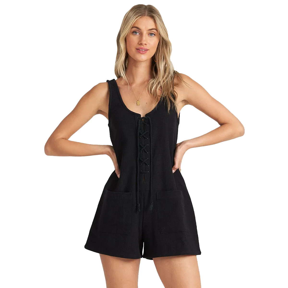 Billabong Lazy Waves Jumpsuit Women's Rompers (New - Flash Sale)