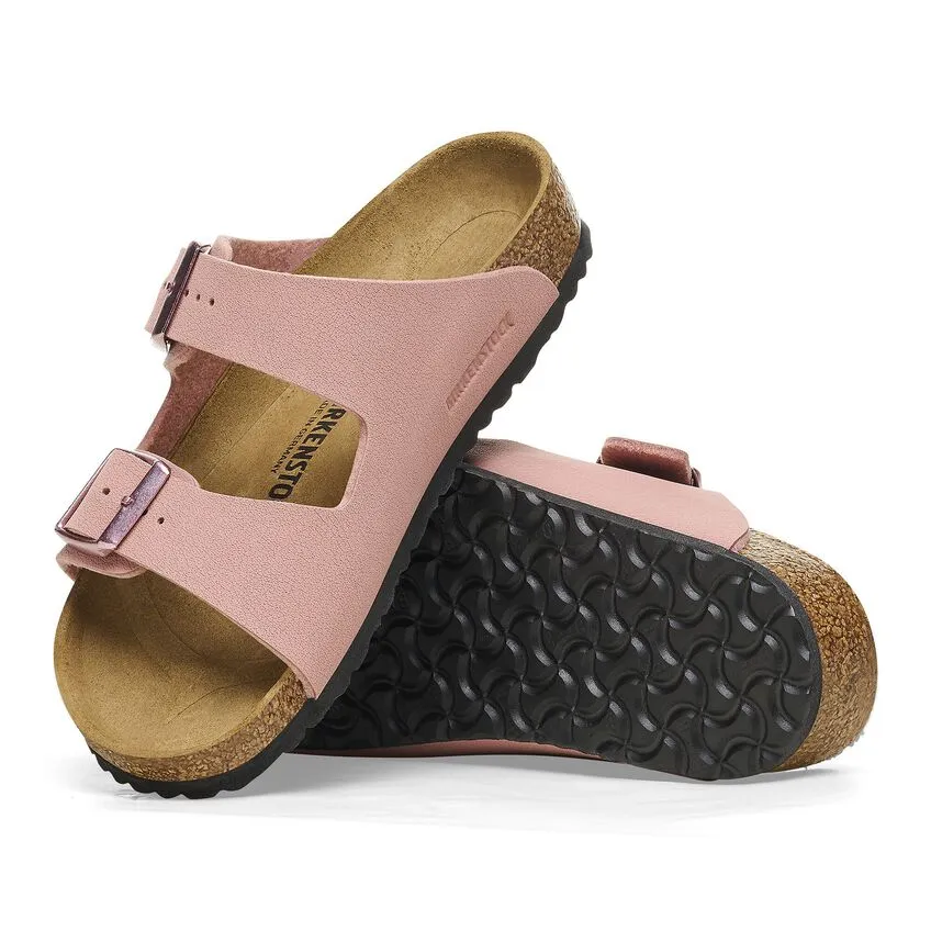 Birkenstock Arizona Birki-Buc - Pink Clay - Narrow