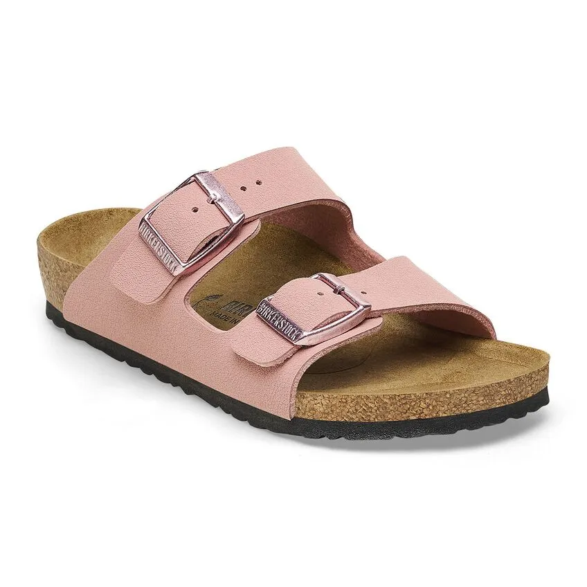 Birkenstock Arizona Birki-Buc - Pink Clay - Narrow