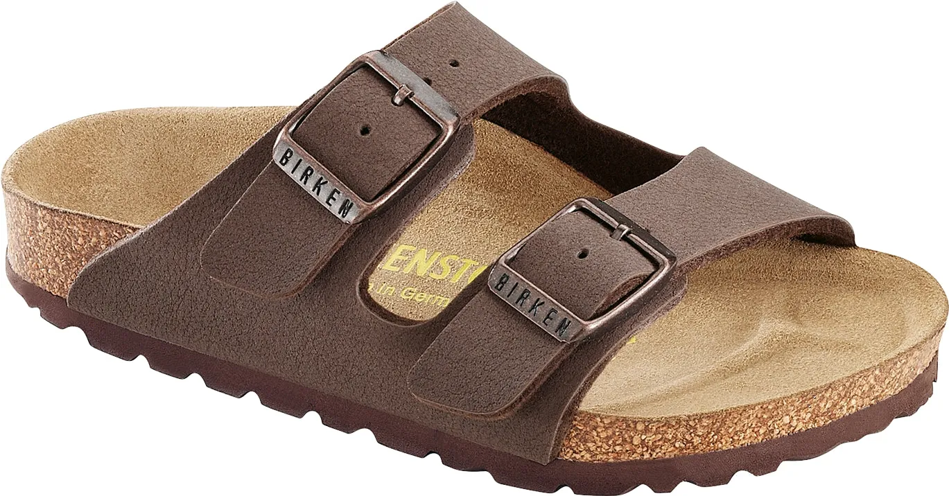 Birkenstock Kids Arizona Birko-Flor Nubuck Mocca - Narrow