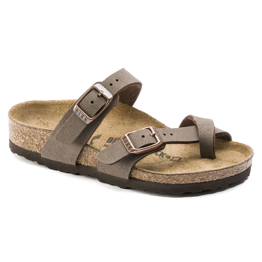 Birkenstock Kids Mayari Birko-Buc Mocca - Narrow