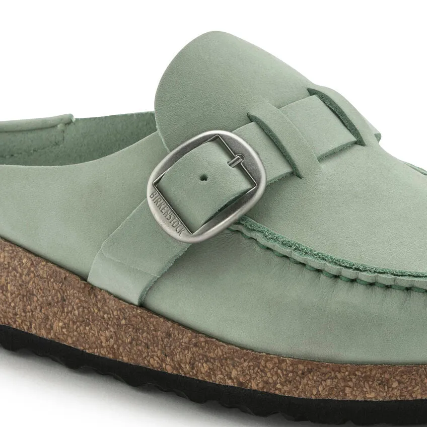 Birkenstock Women's Buckley Nubuck Leather (Matcha - Narrow Fit)