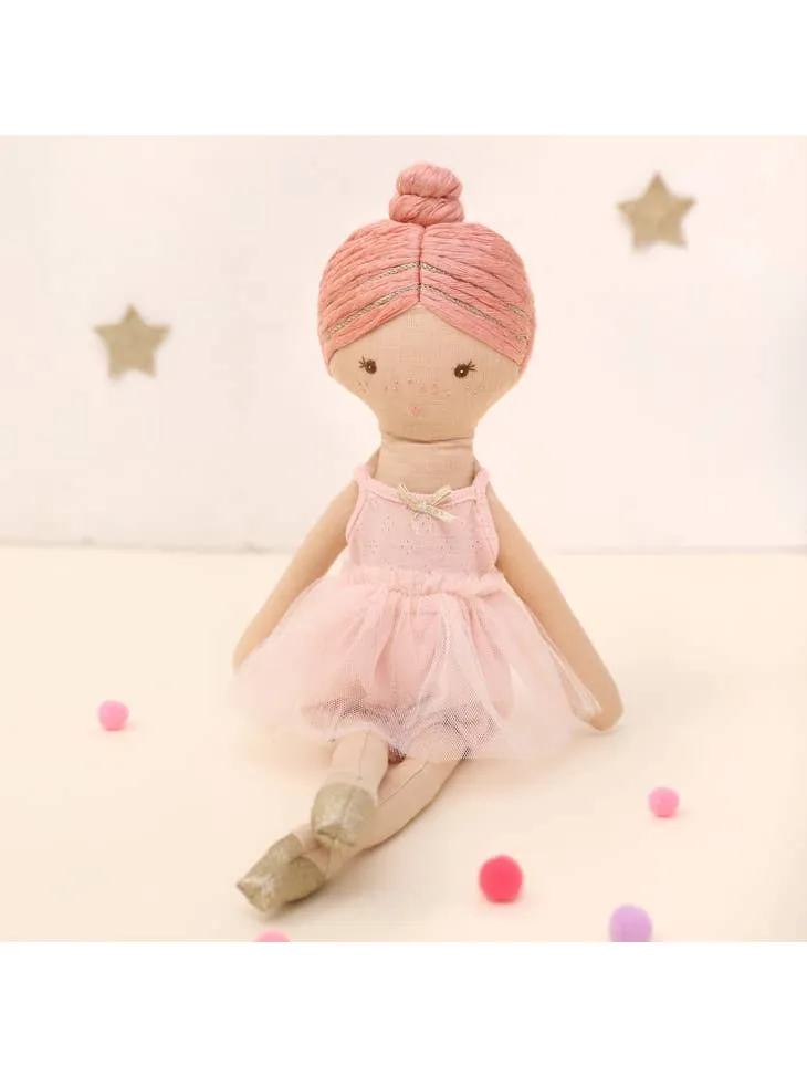 Blush Pointelle Ballerina Doll