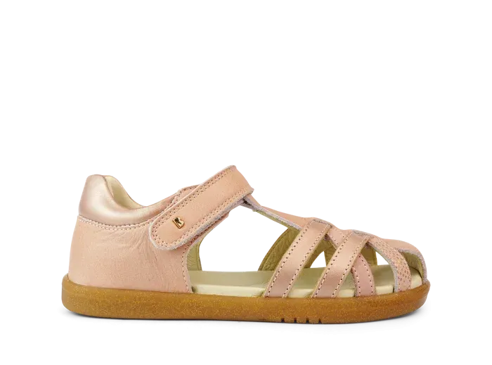 Bobux KID  Cross Jump Sandal - Dusk Pearl Rose Gold