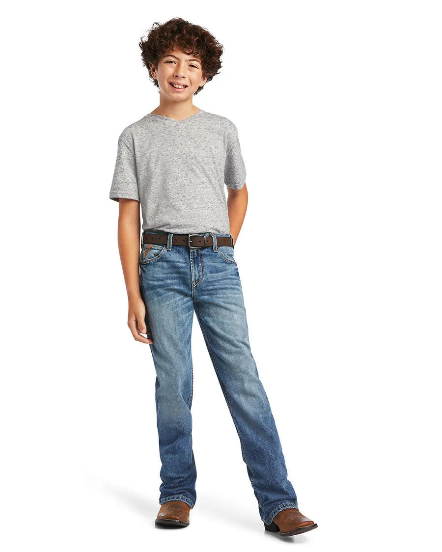 Boys' B4 Relaxed Merrick Fashion Boot Cut Jeans