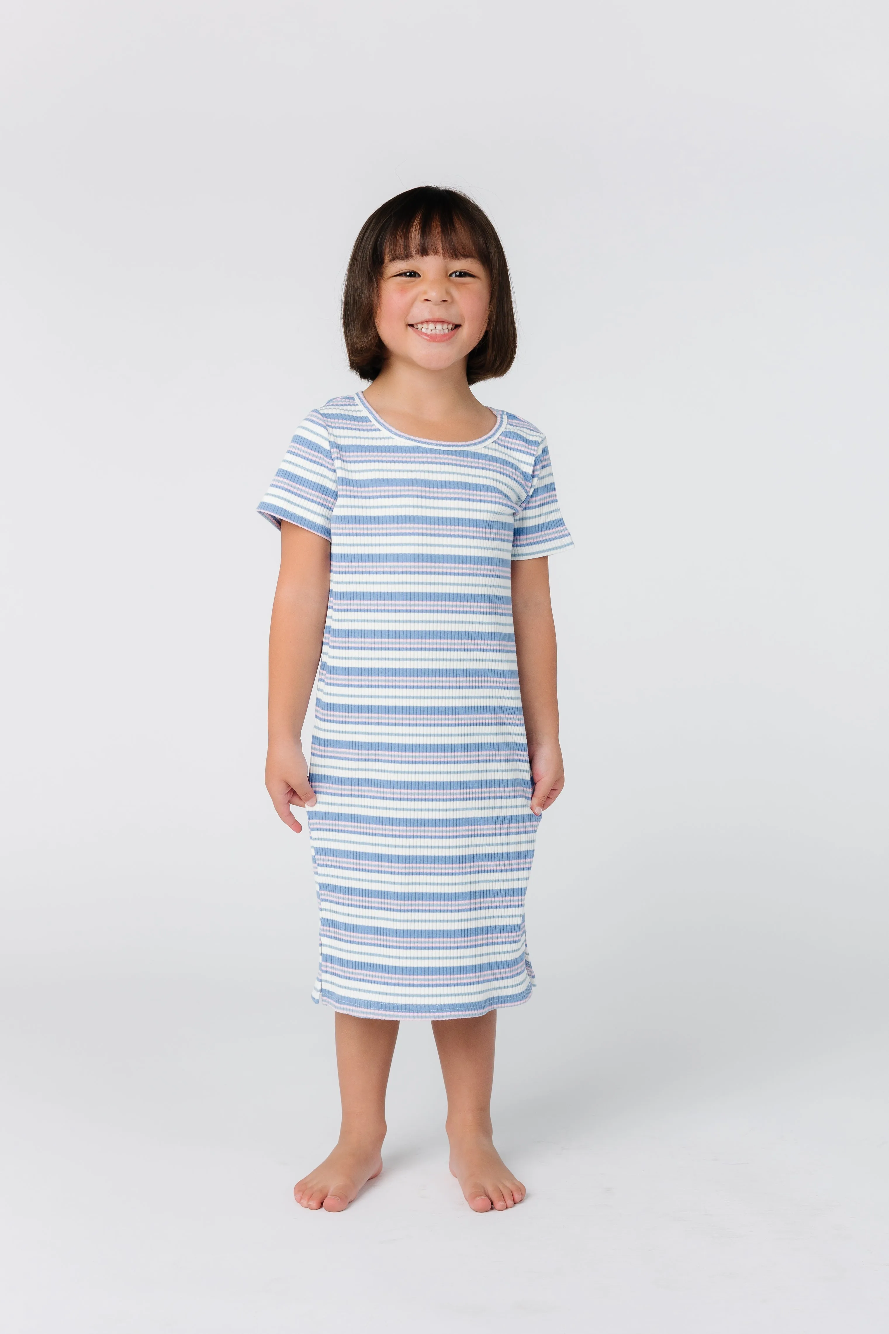 Brass & Roe Emmy Girl's Ribbed Dress