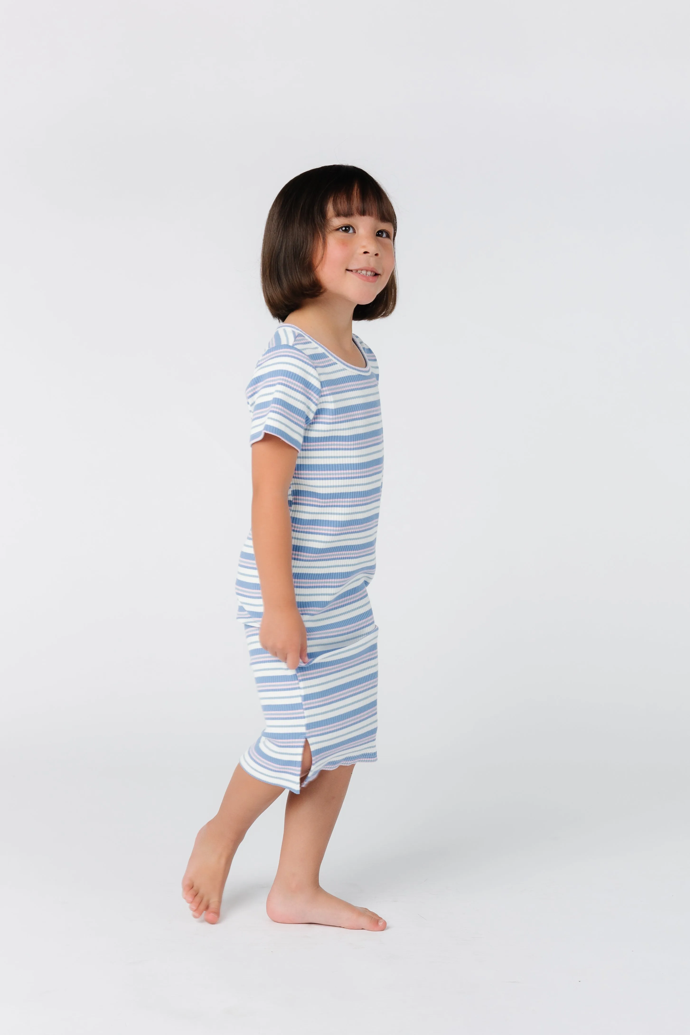 Brass & Roe Emmy Girl's Ribbed Dress