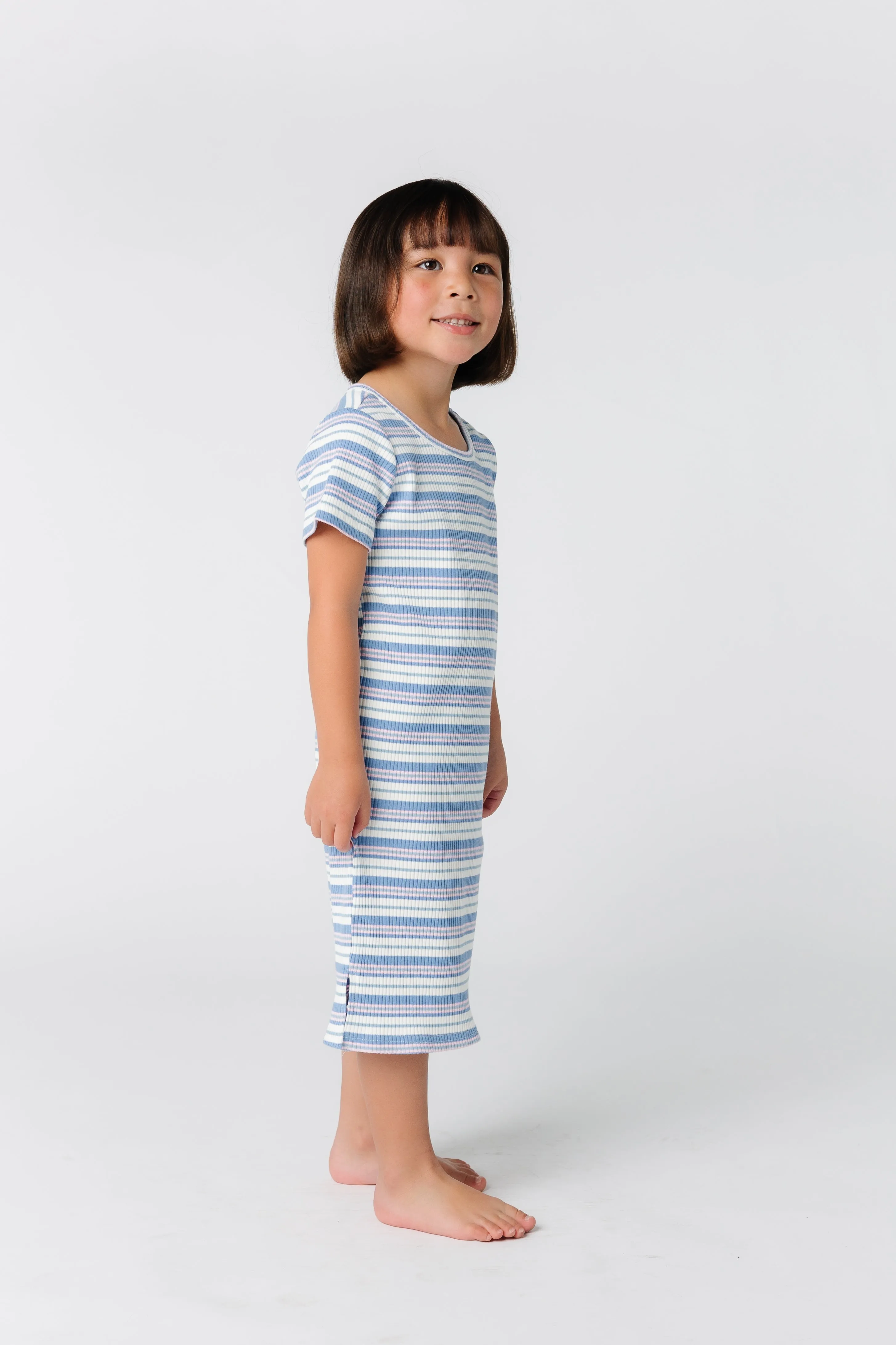 Brass & Roe Emmy Girl's Ribbed Dress