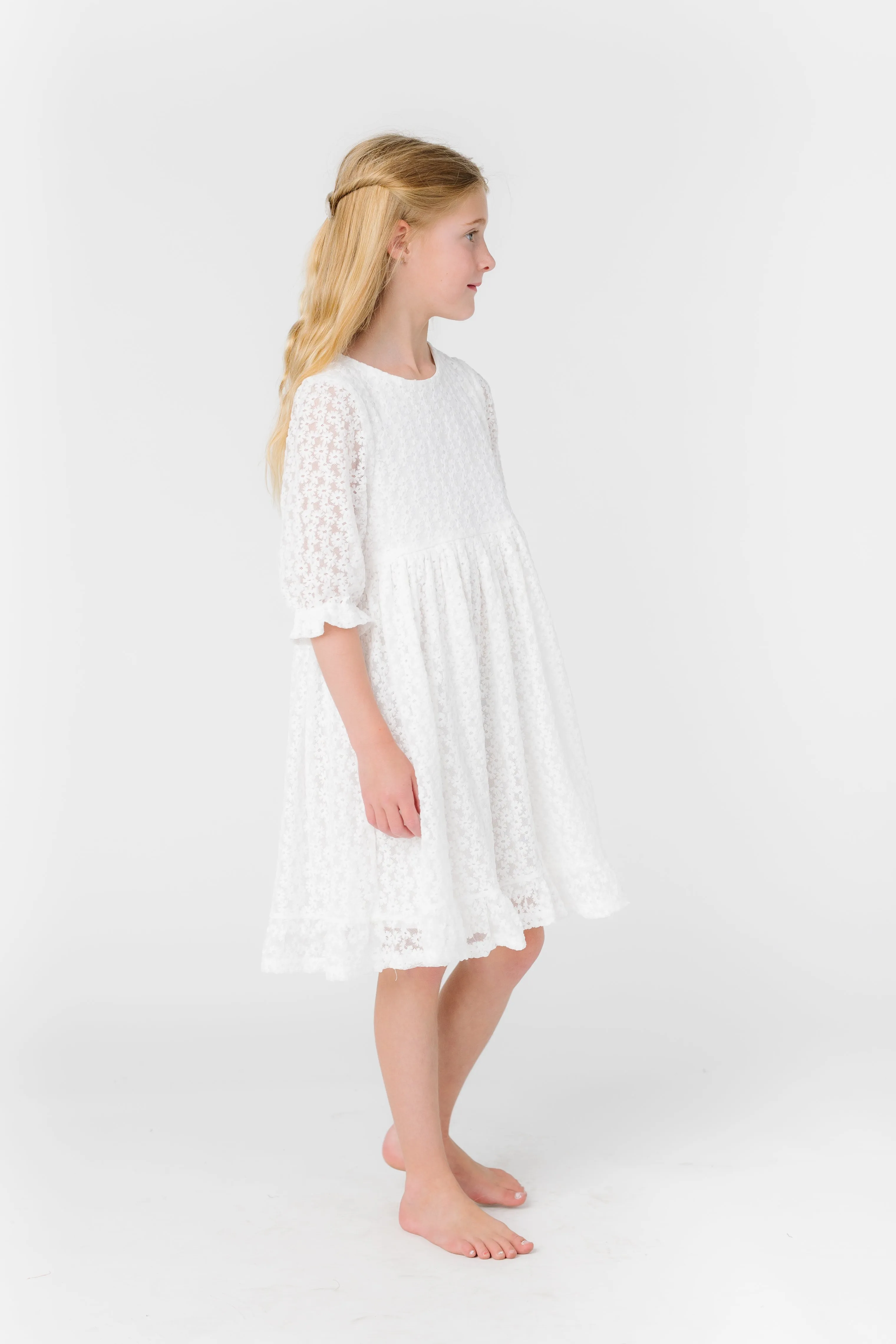 Brass & Roe It's Your Day Lace Girl's Dress