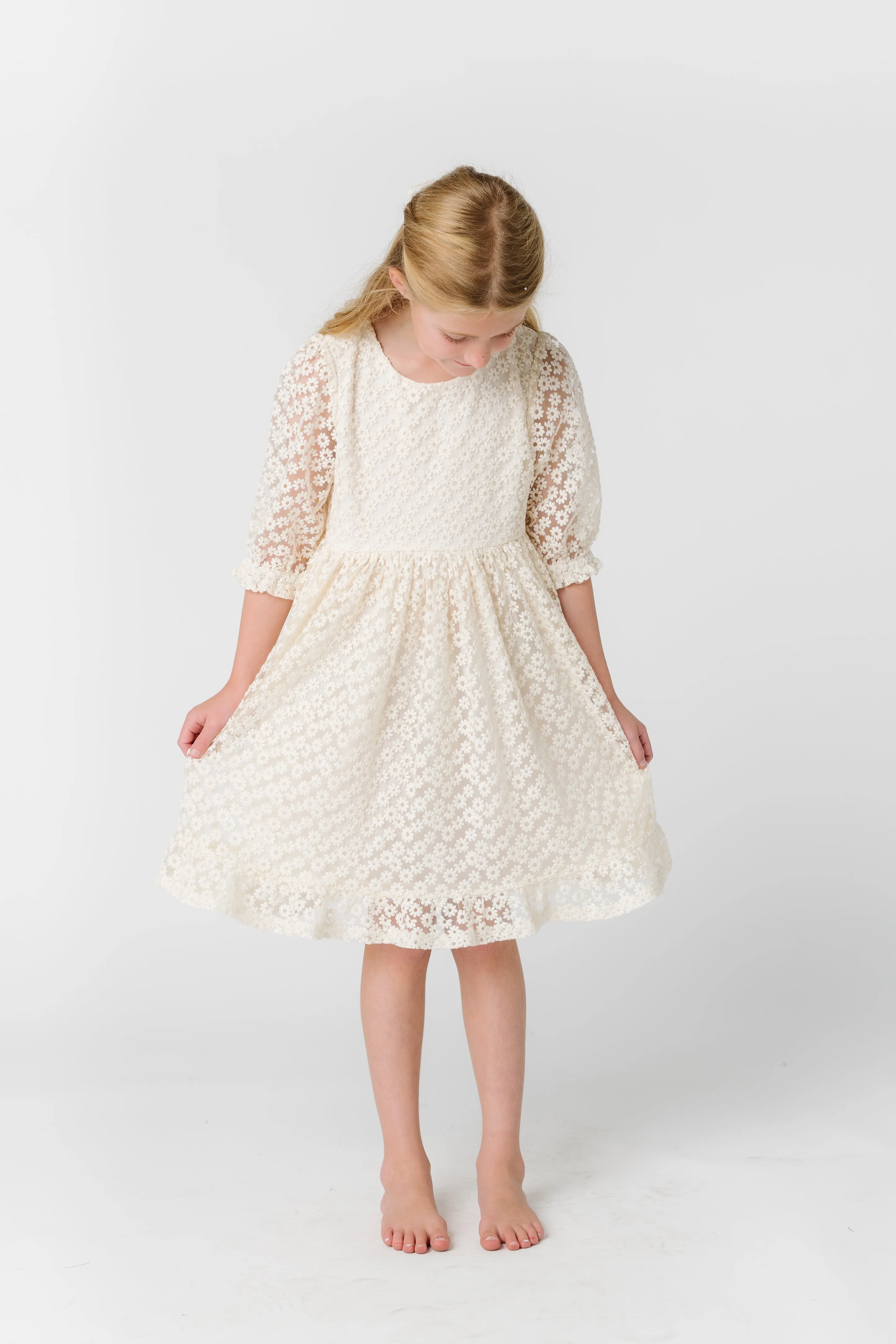 Brass & Roe It's Your Day Lace Girl's Dress