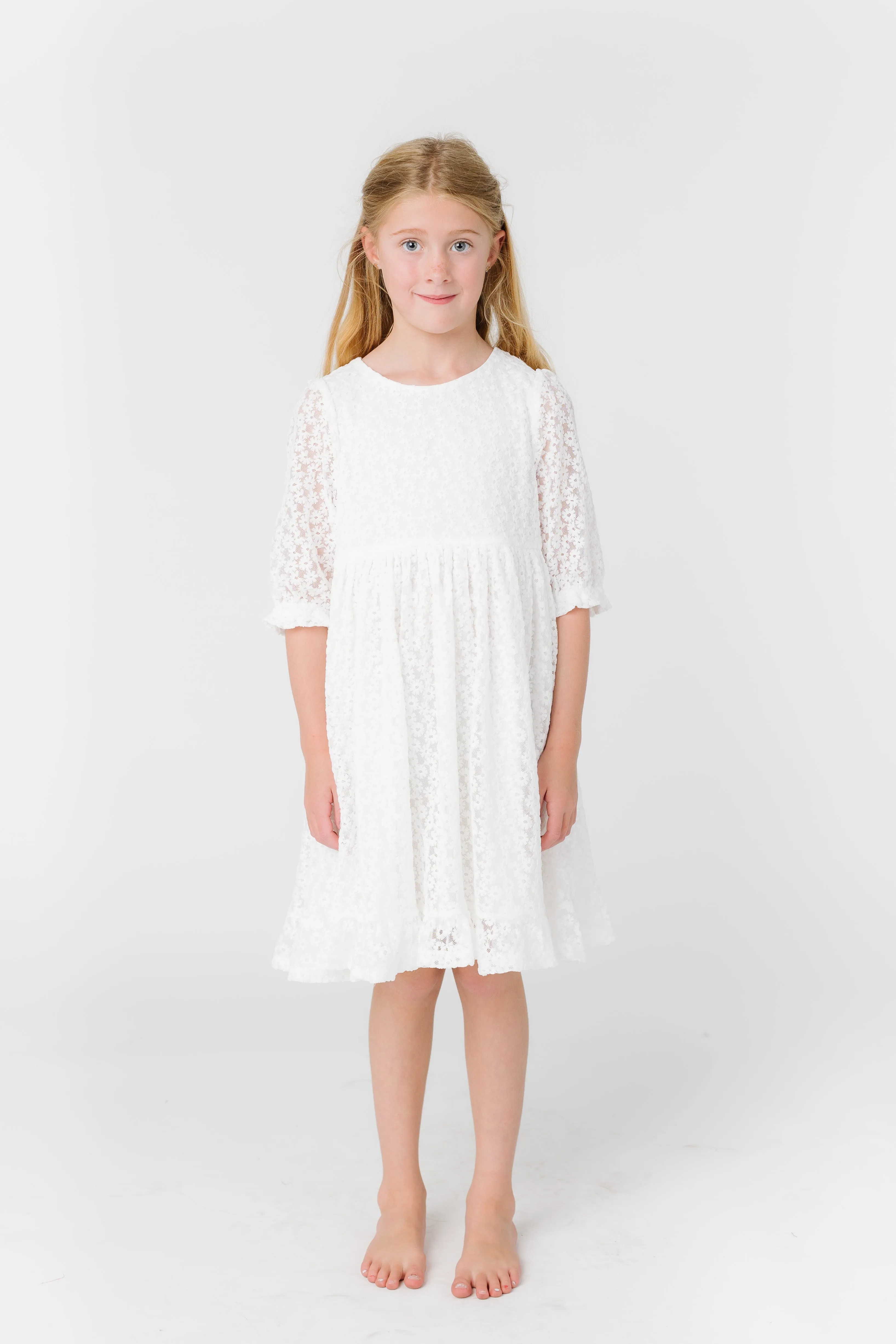 Brass & Roe It's Your Day Lace Girl's Dress