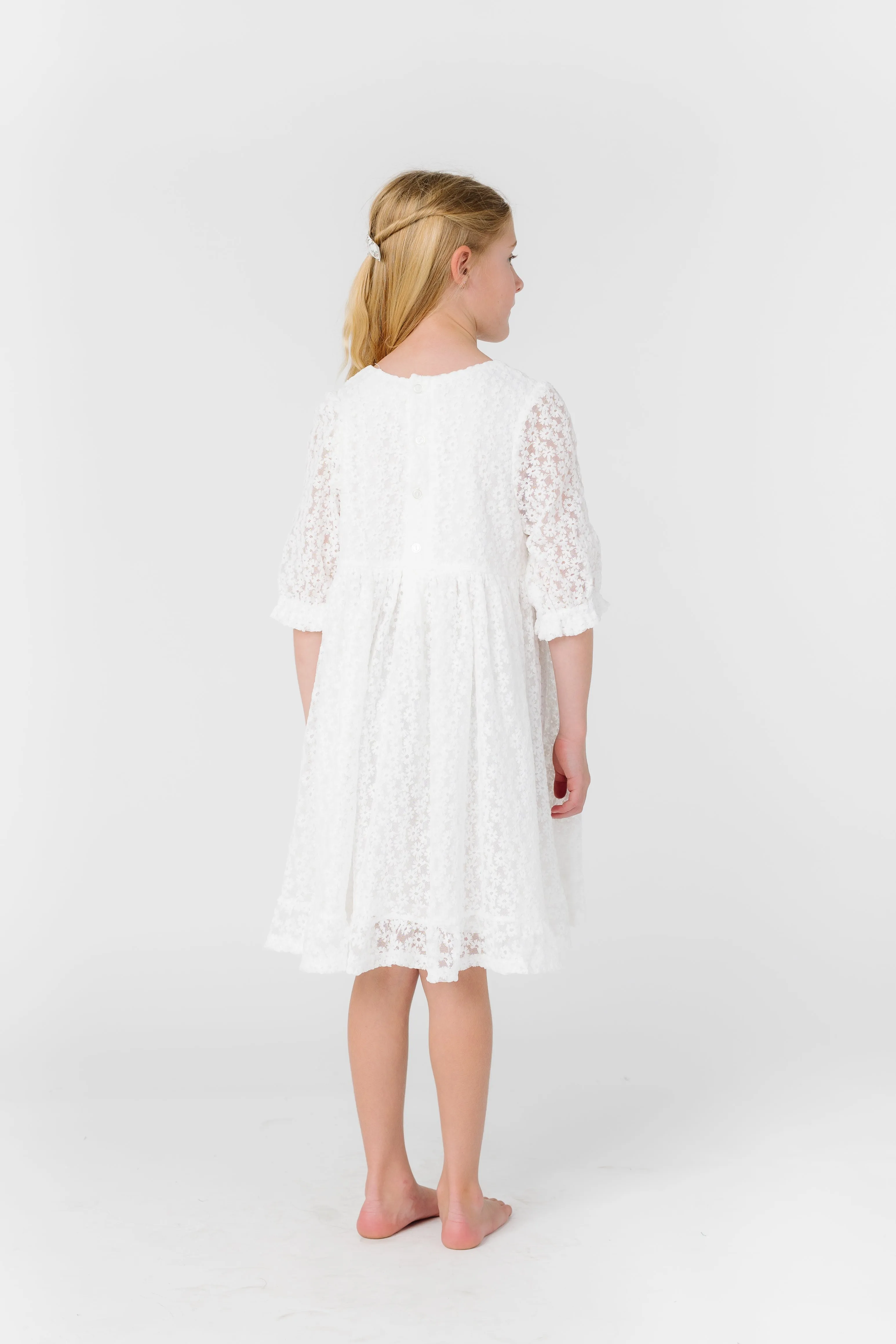 Brass & Roe It's Your Day Lace Girl's Dress