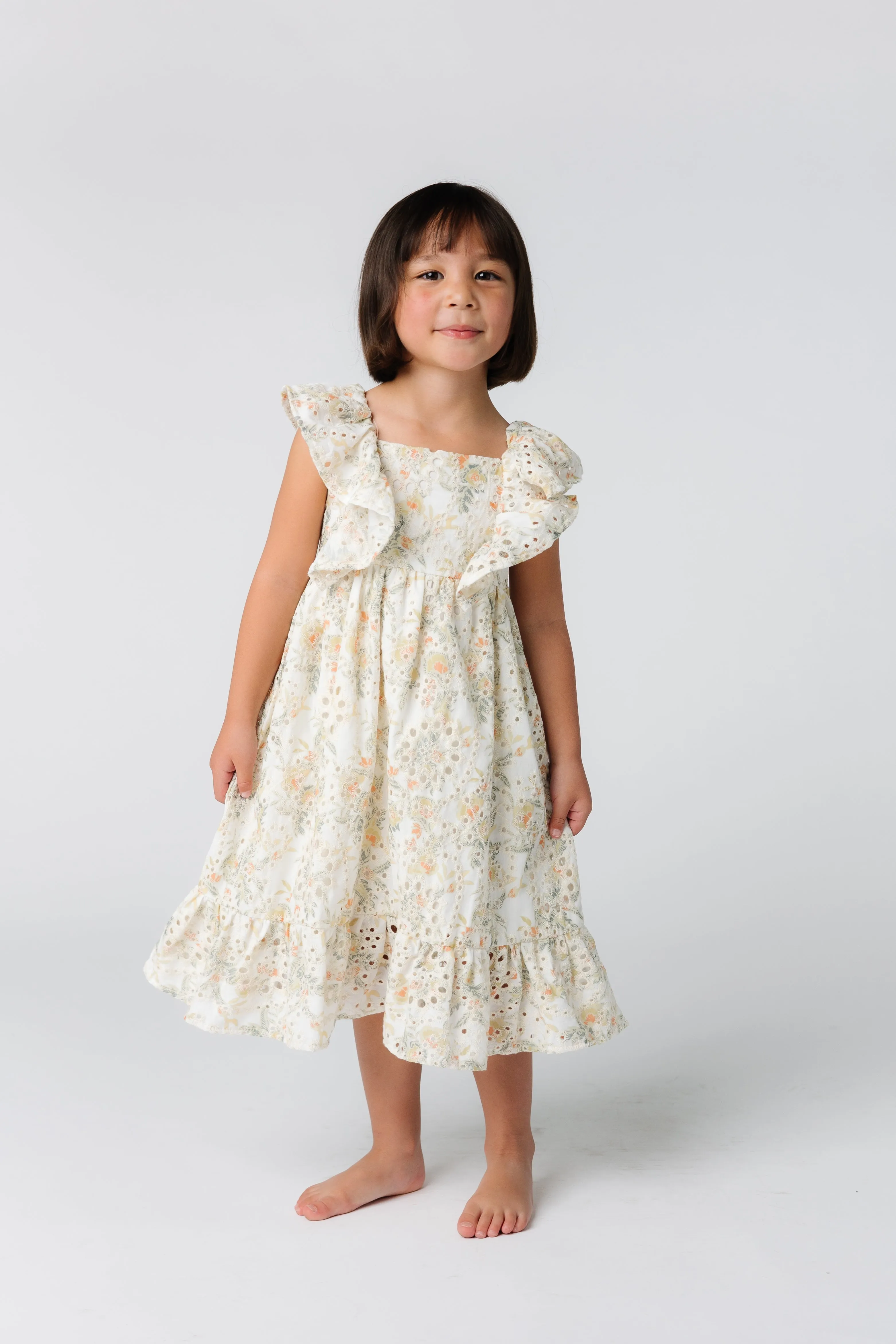 Brass & Roe Sonnie Eyelet Girl's Dress