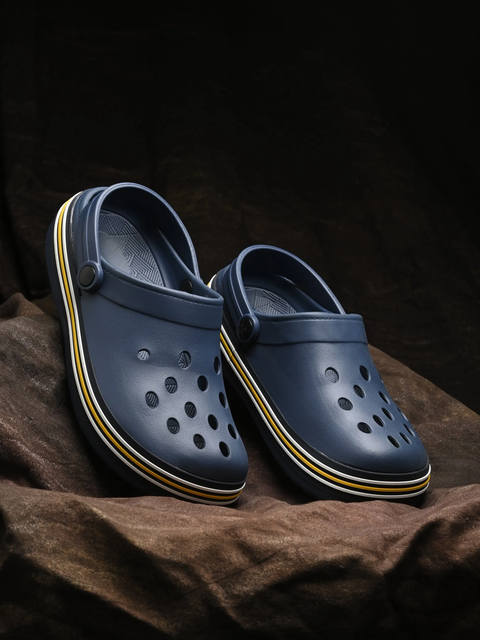 Breeze Navy Clogs