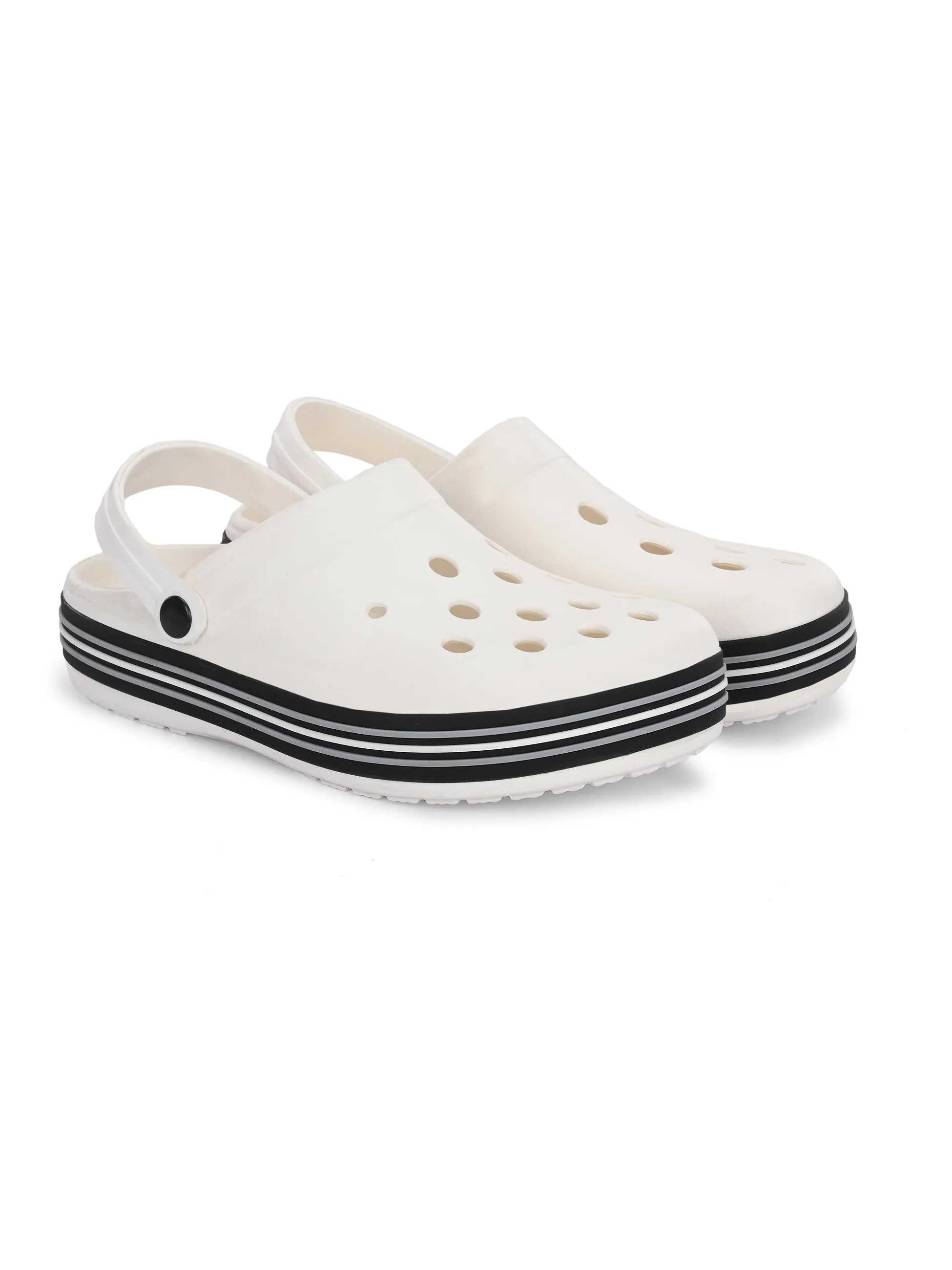 Breeze White Clogs