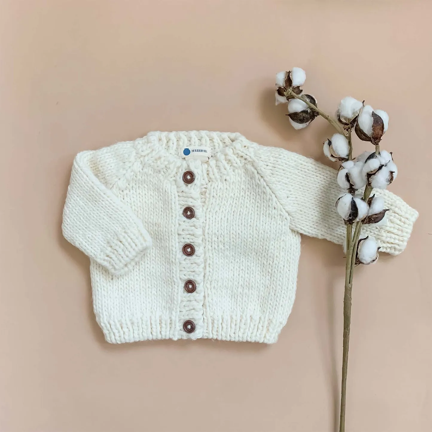 Classic Cardigan Sweater - Cream