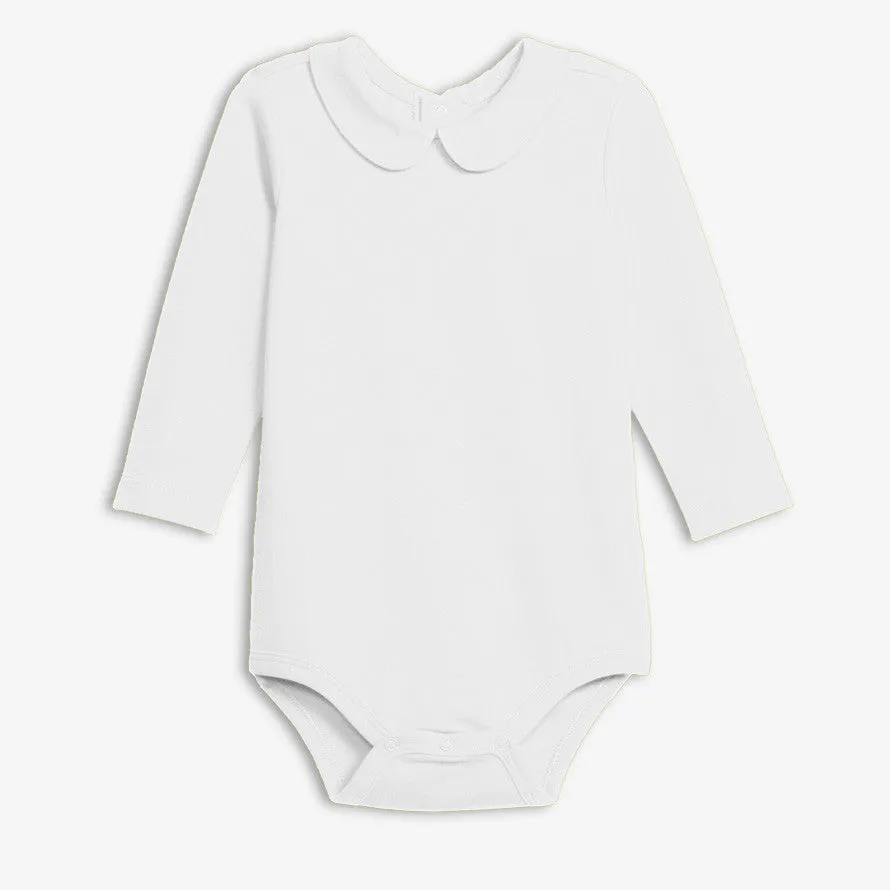 Clearance long sleeve peter pan babysuit