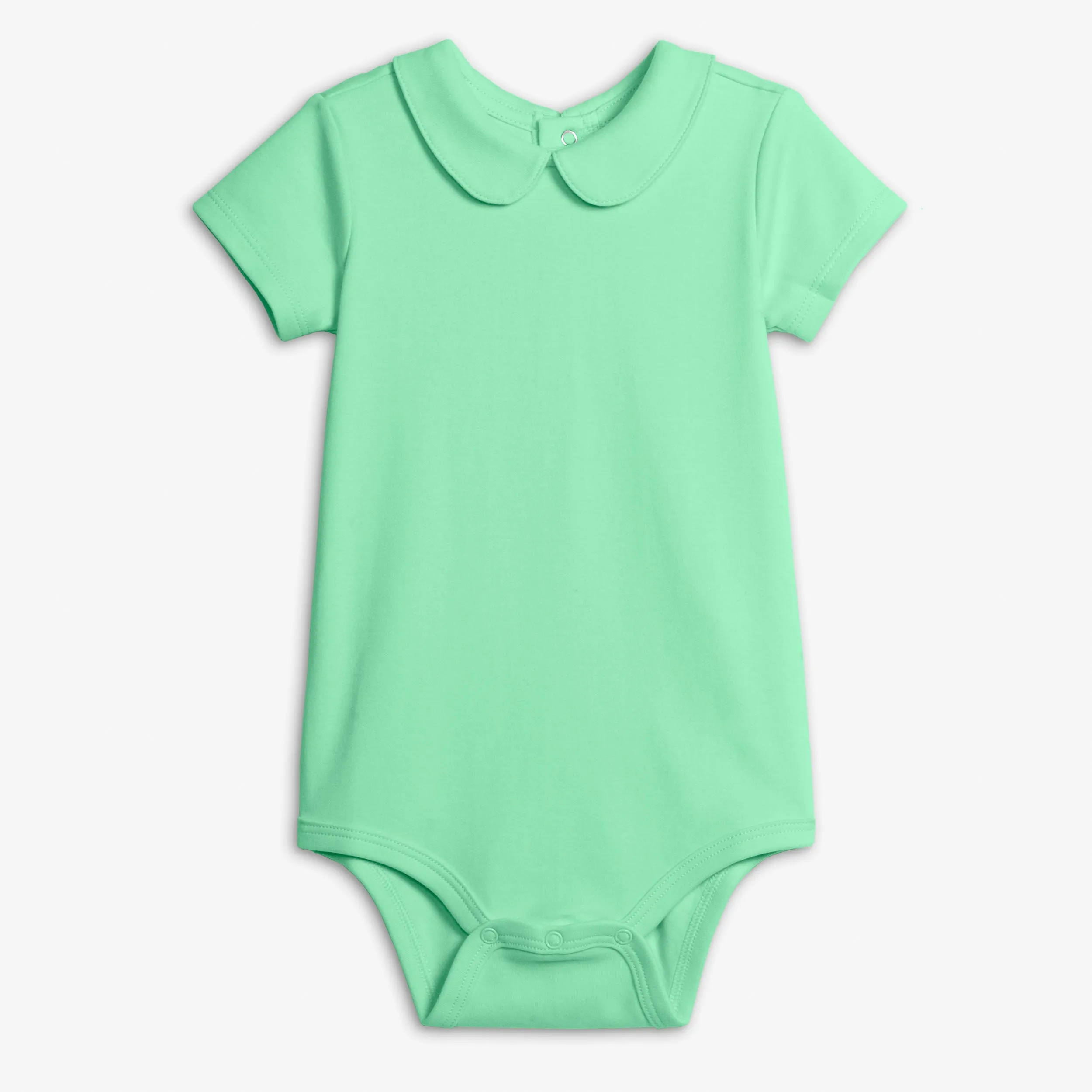 Clearance short sleeve peter pan babysuit