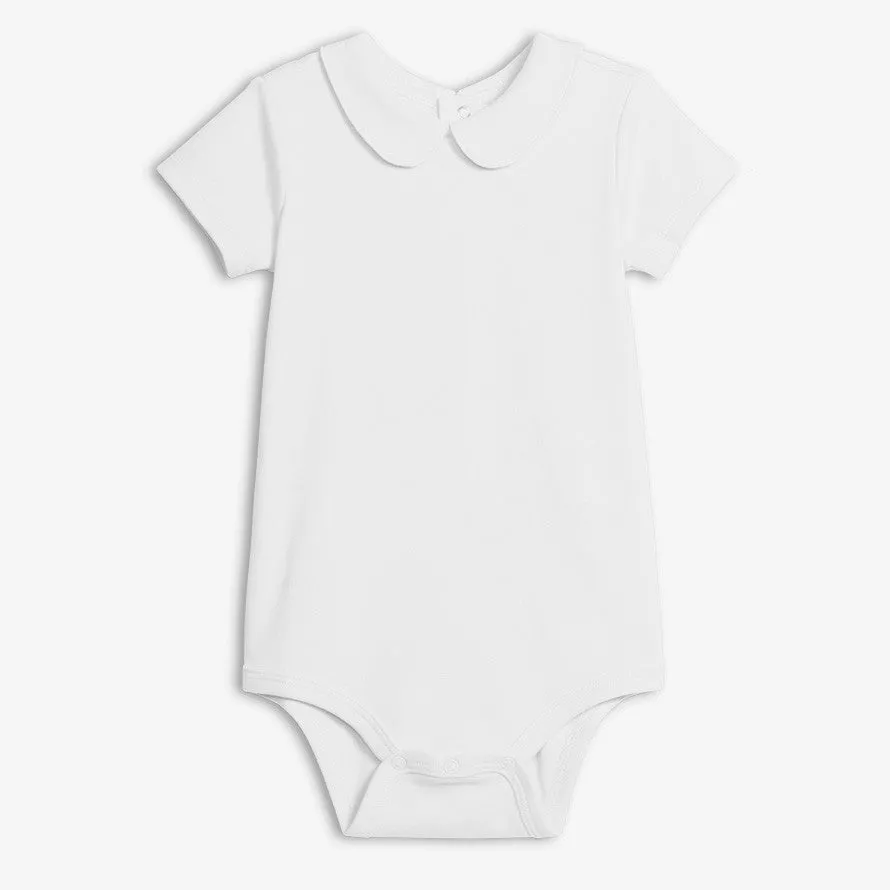 Clearance short sleeve peter pan babysuit