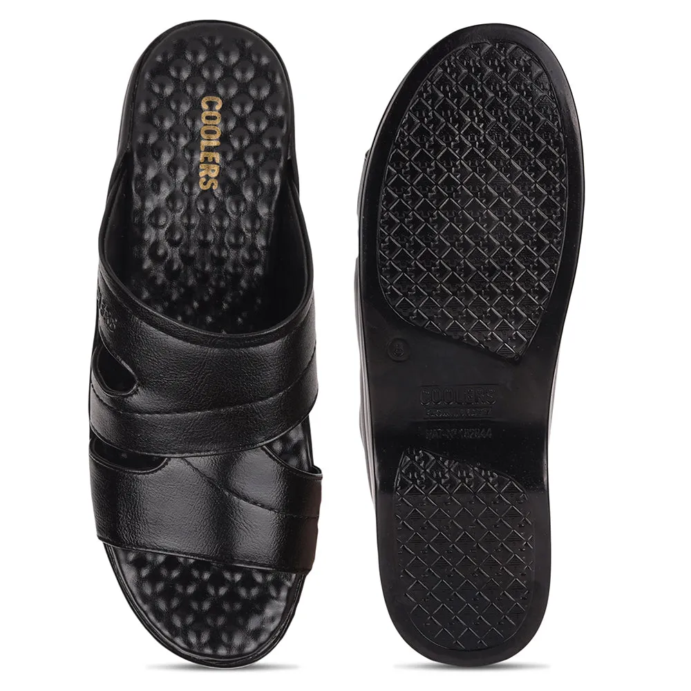 Liberty Mens Casual Black Slippers - Model 7123-600: Lightweight & Comfortable Footwear