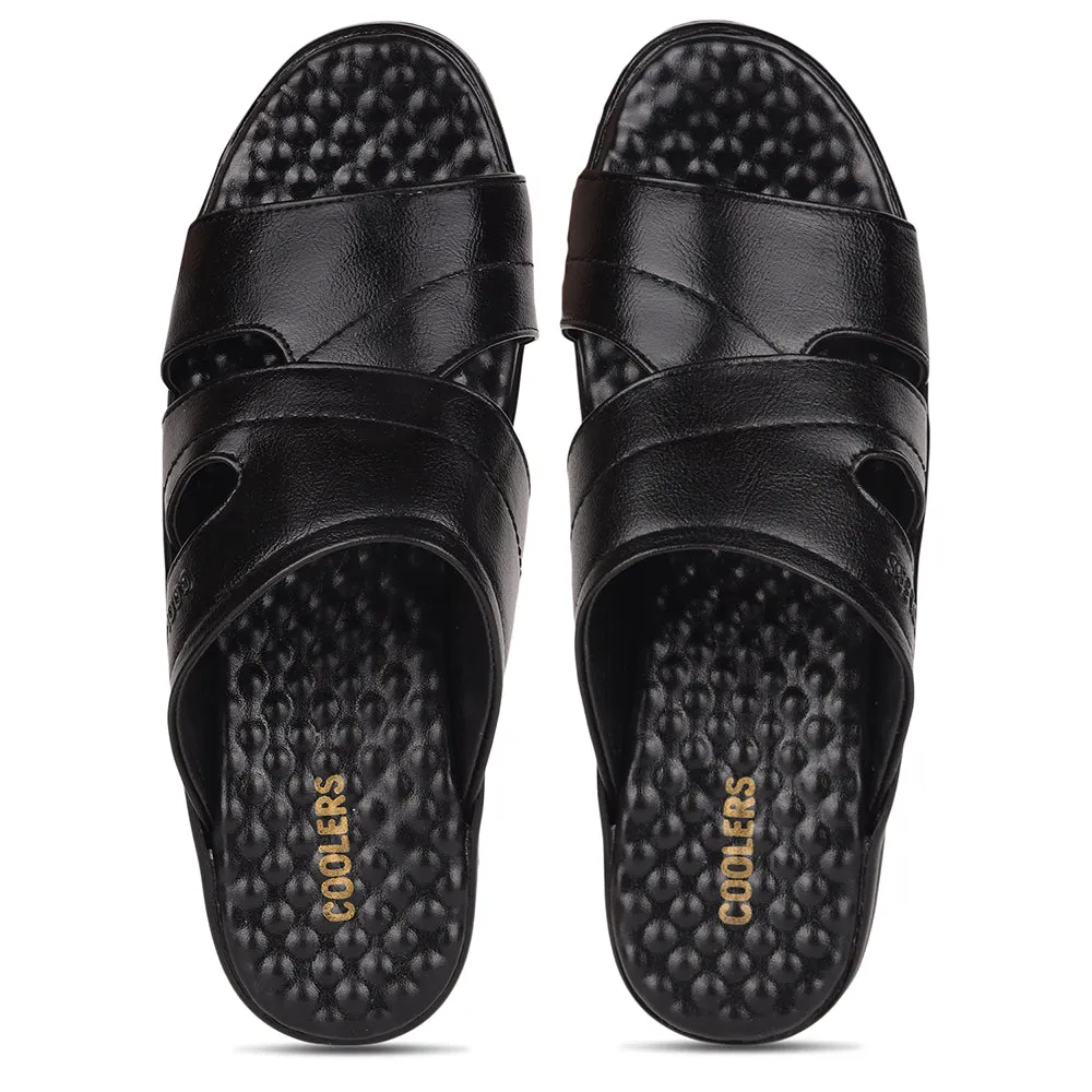 Liberty Mens Casual Black Slippers - Model 7123-600: Lightweight & Comfortable Footwear