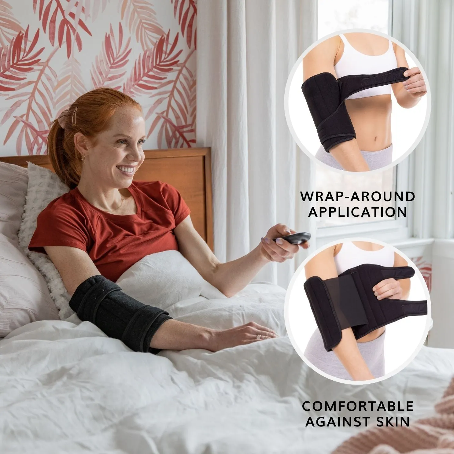 Cubital Tunnel Brace | Elbow Immobilizer Sleeping Splint for Ulnar Nerve Pain and Tendonitis Treatment