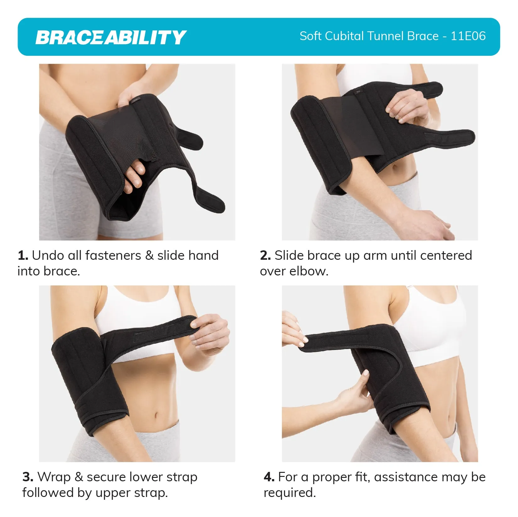 Cubital Tunnel Brace | Elbow Immobilizer Sleeping Splint for Ulnar Nerve Pain and Tendonitis Treatment