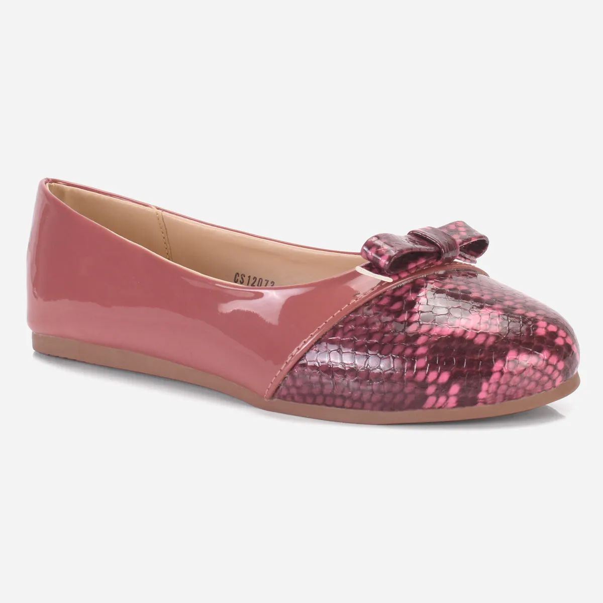 Girls "KITIE" Textured Flat Pumps