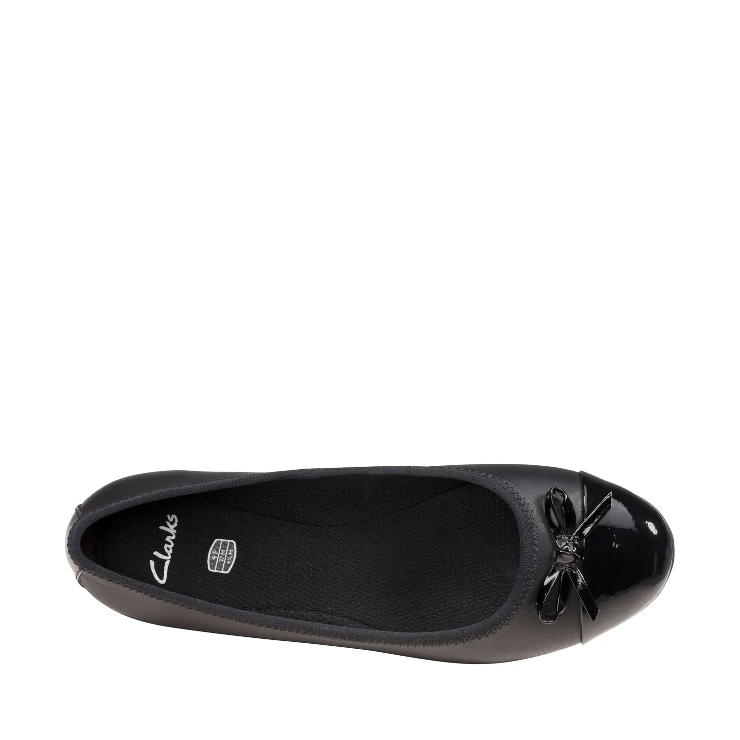 Girls - Scala Bloom Youth Black Leather