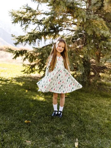 Gwendolyn Dress - Christmas Trees