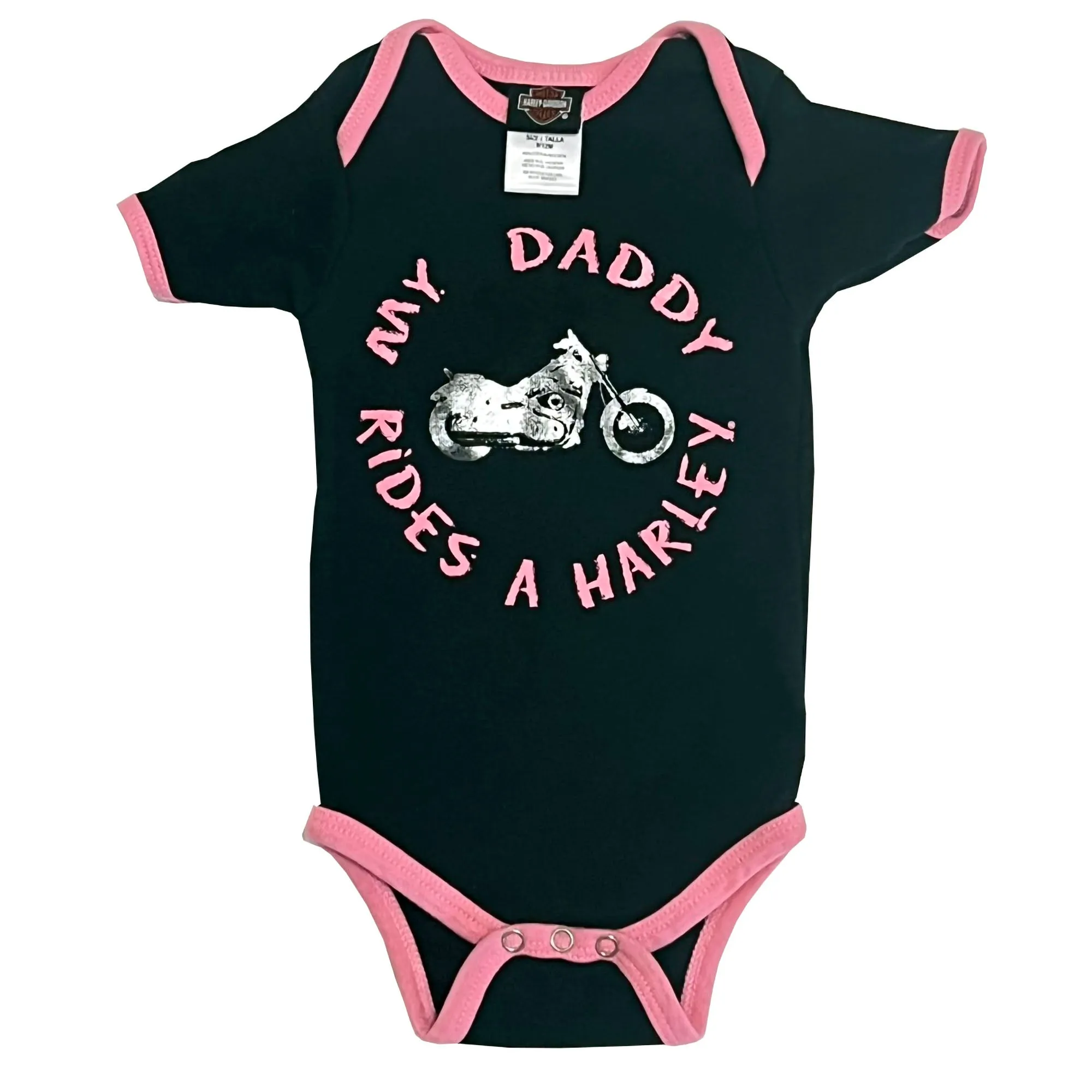 Harley-Davidson Baby Girl Onesie 9M-12M