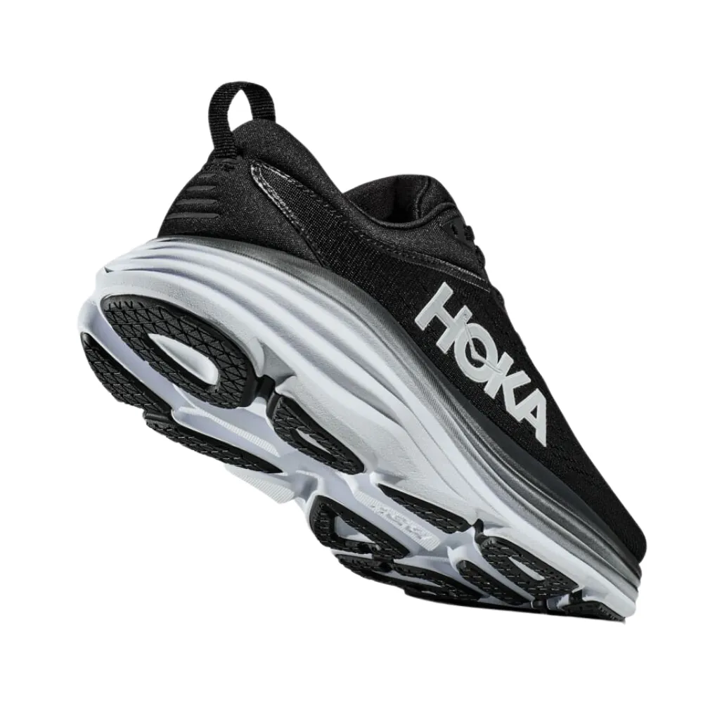 Hoka Bondi 8 Sneaker Black/White (Men's)