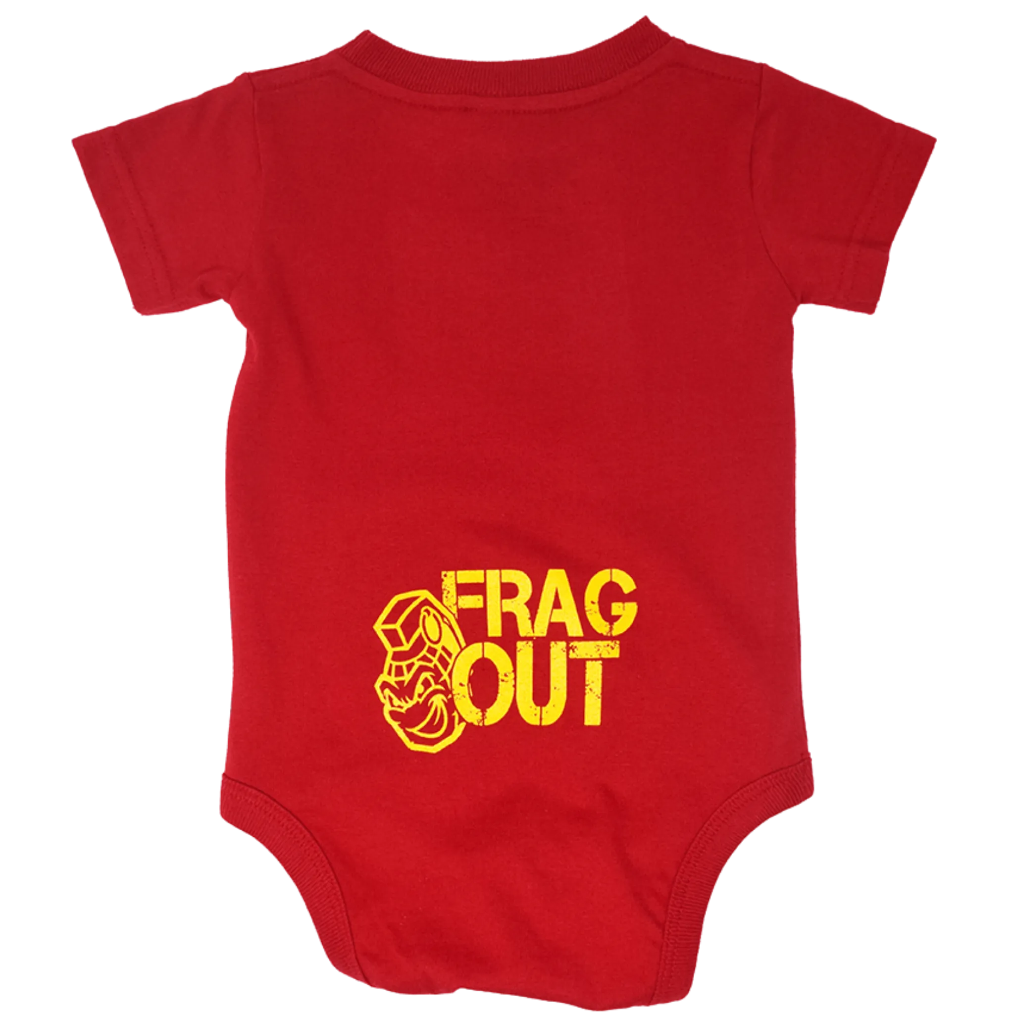 Infant Frag Out Onesie in Red