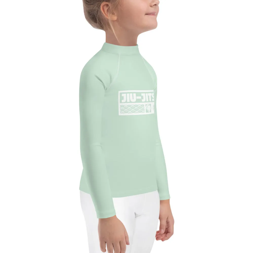 Kid's Girls Long Sleeve BJJ Rash Guard Jiu-Jitsu 011 - Surf Crest