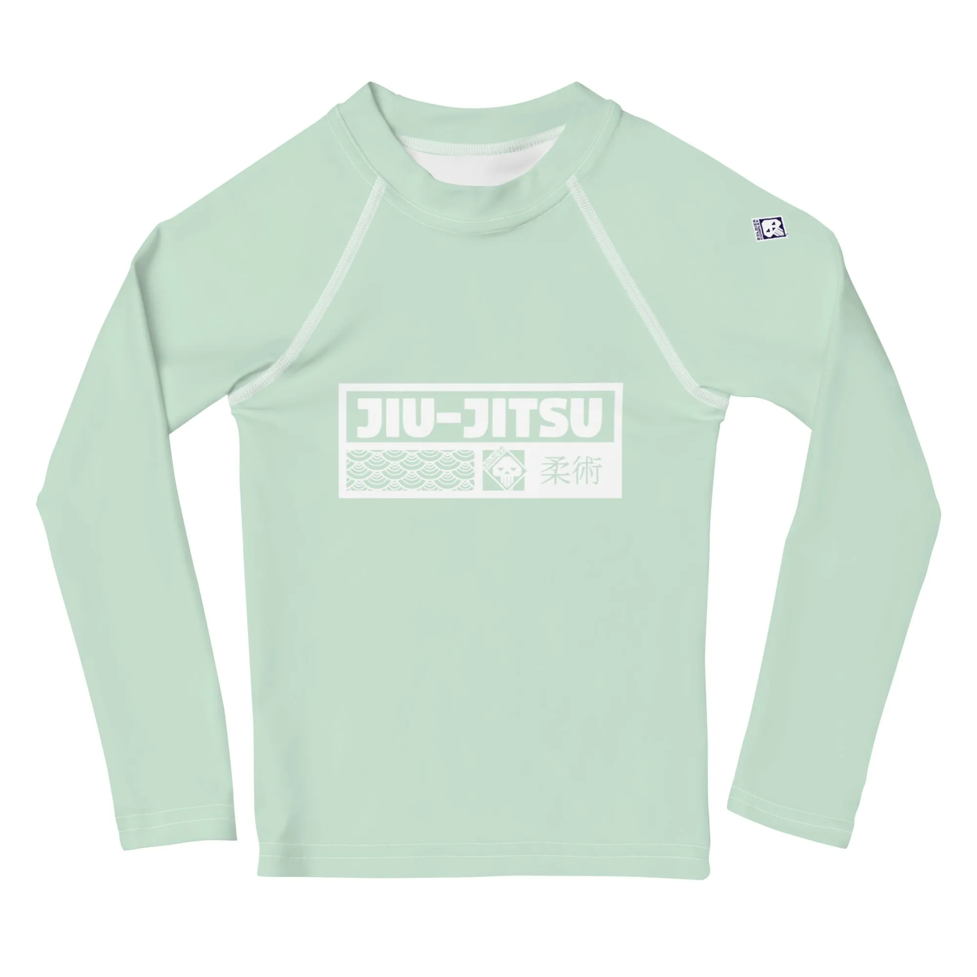 Kid's Girls Long Sleeve BJJ Rash Guard Jiu-Jitsu 011 - Surf Crest