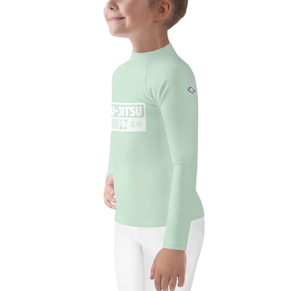 Kid's Girls Long Sleeve BJJ Rash Guard Jiu-Jitsu 011 - Surf Crest