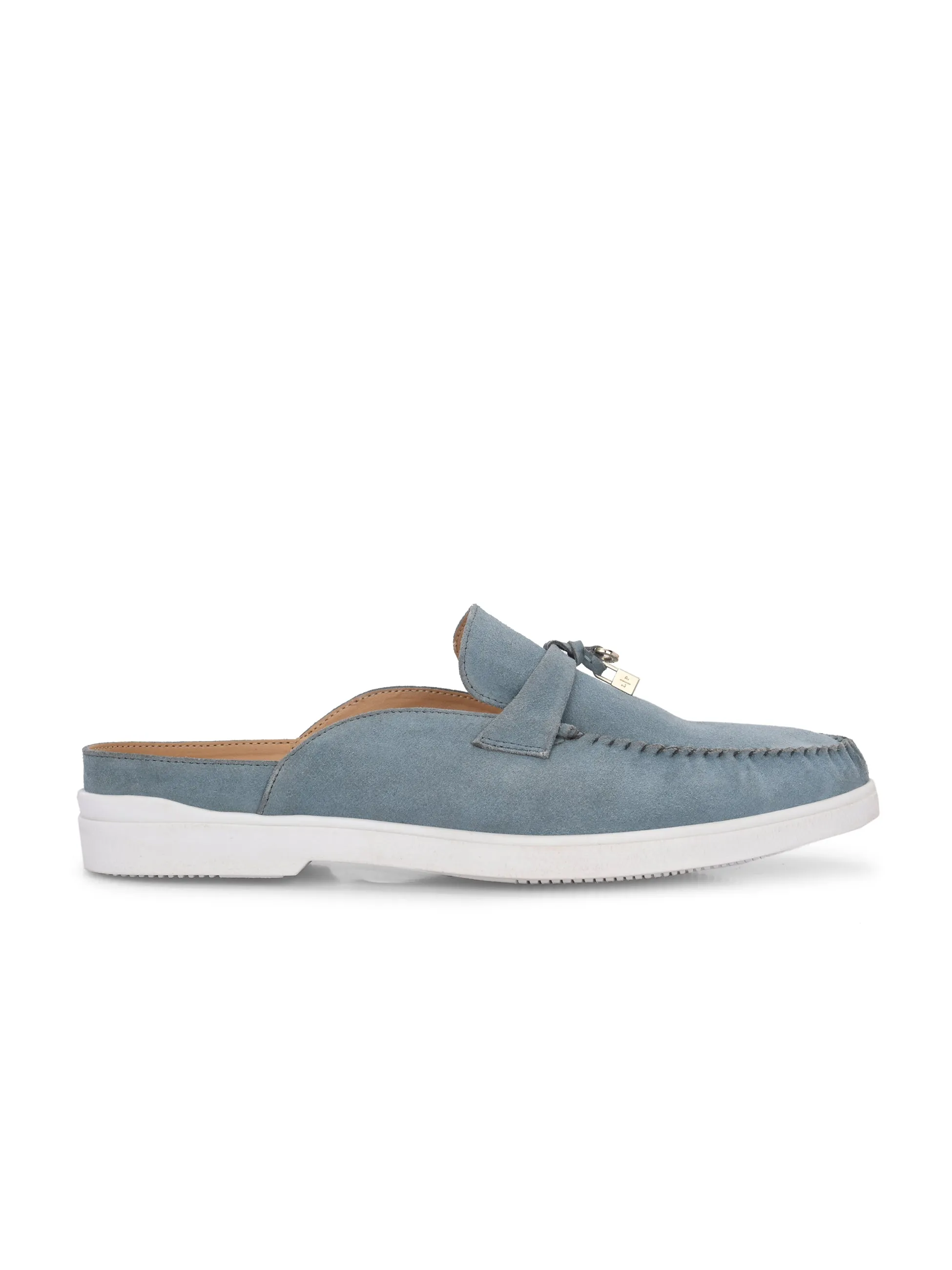 Kyoto Blue Charm Mules