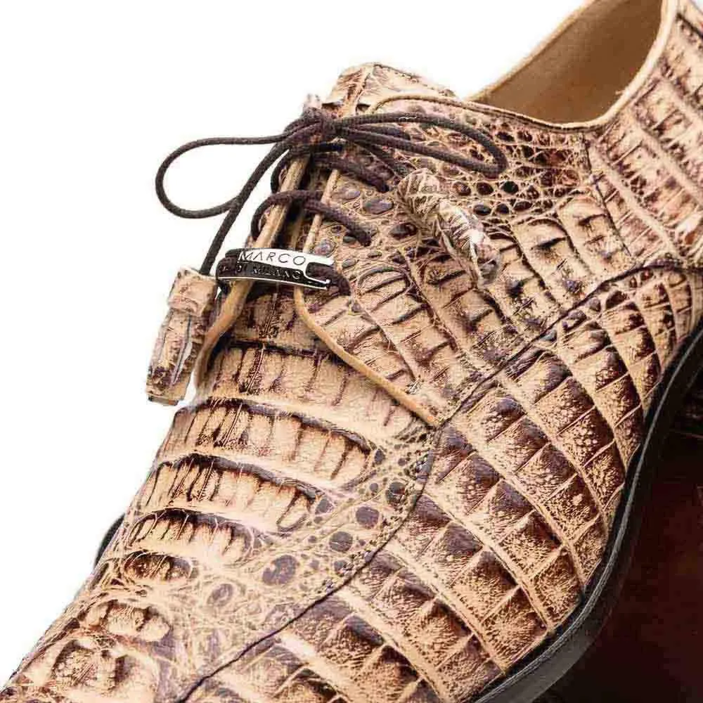 Marco Di Milano Apricena Dress Derby Orix Caiman Crocodile Shoes